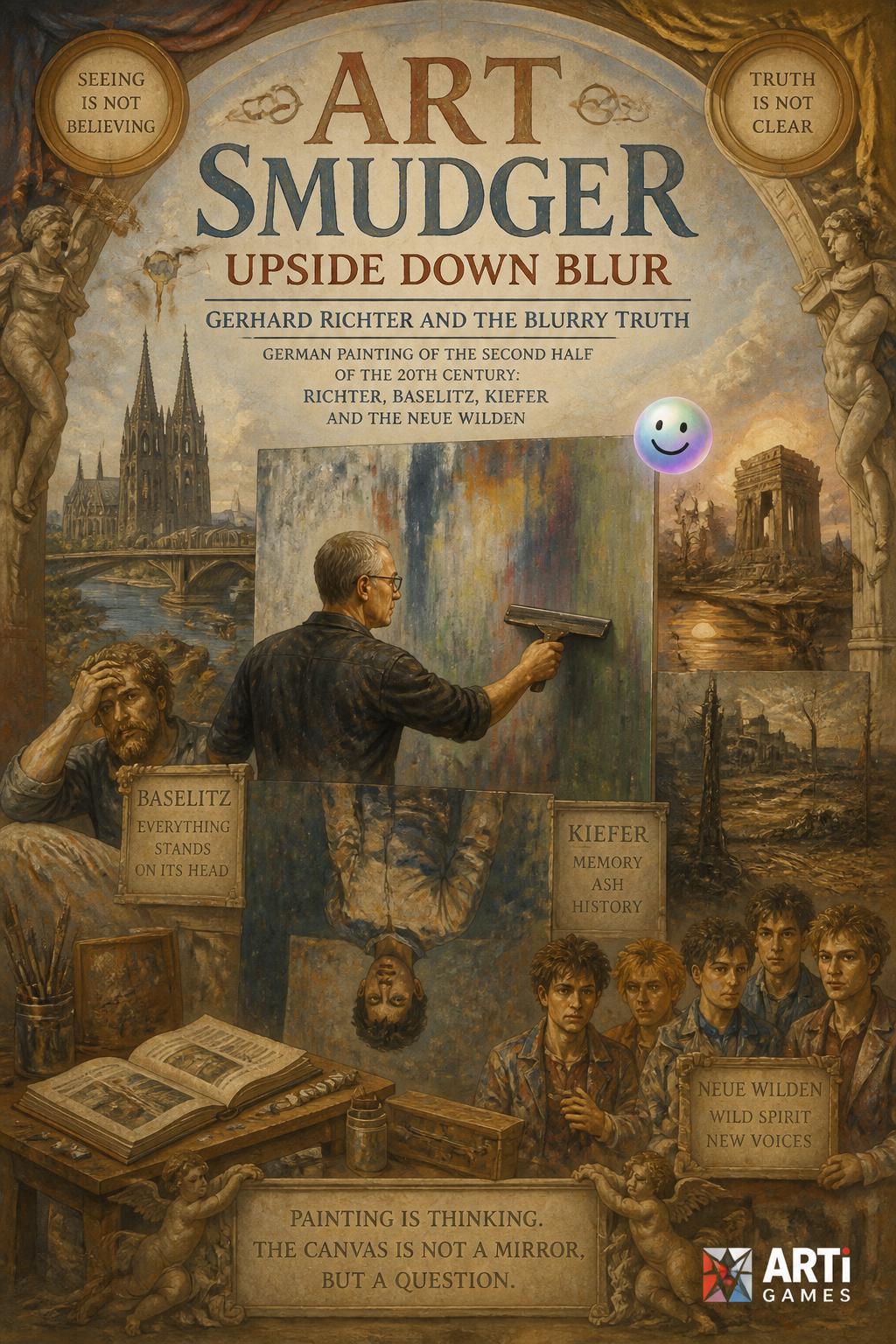 Art Smudger)
* Upside Down Blur (3 words) - *