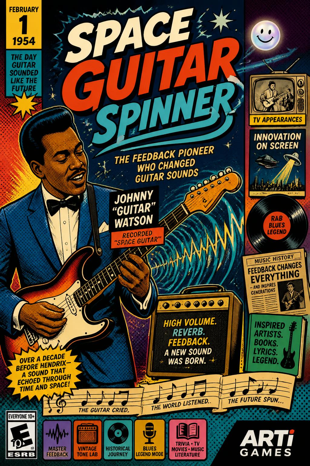Space Guitar Spinner