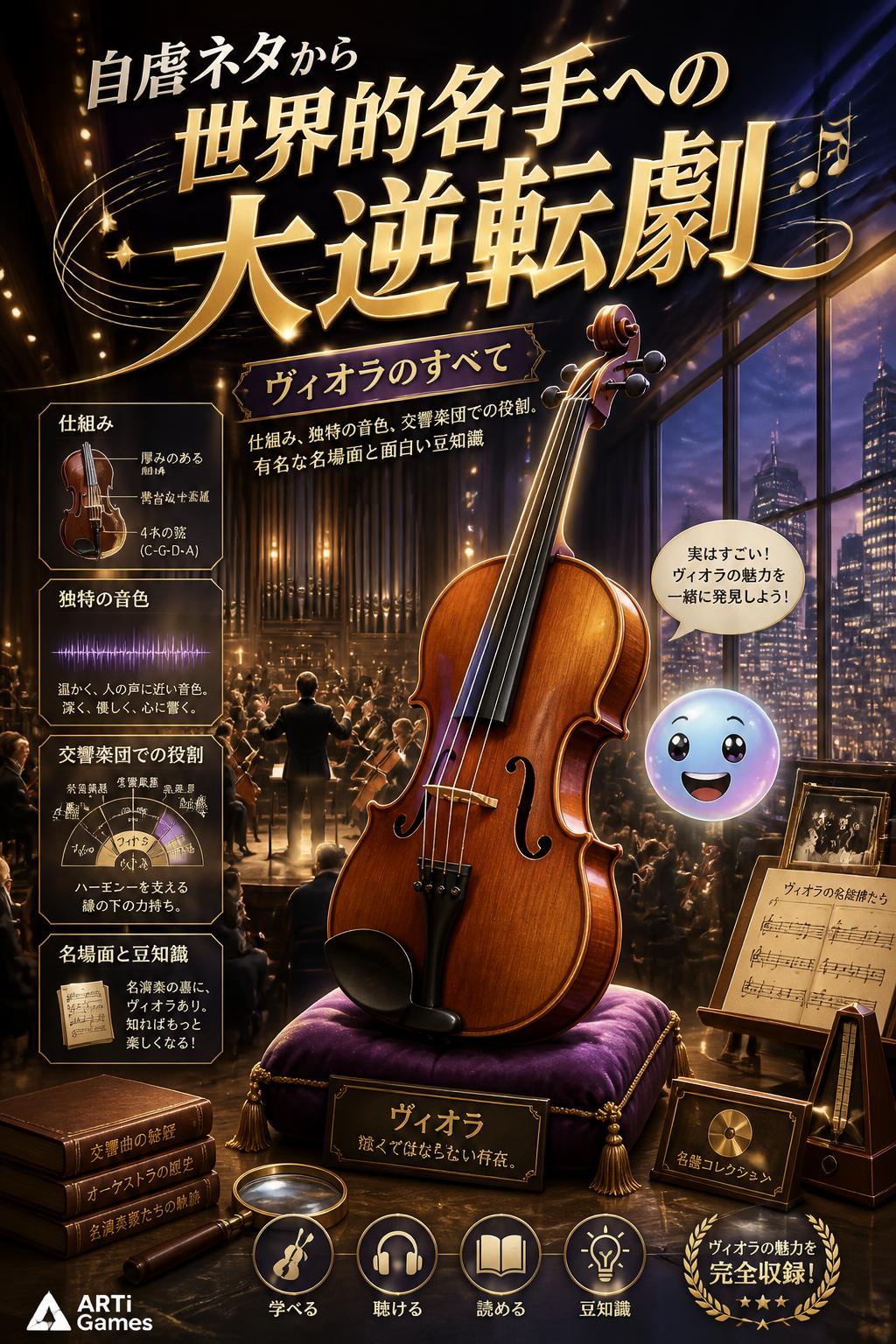 自虐ネタから世界的名手への大逆転劇