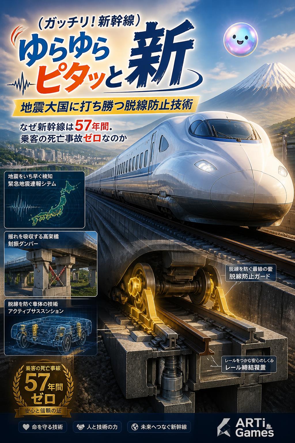 (Gacchiri! Shinkansen)
        *   ゆらゆらピタッと新