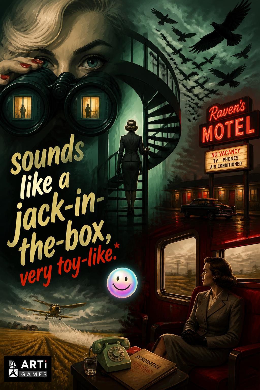 sounds like a jack-in-the-box, very toy-like.
    *