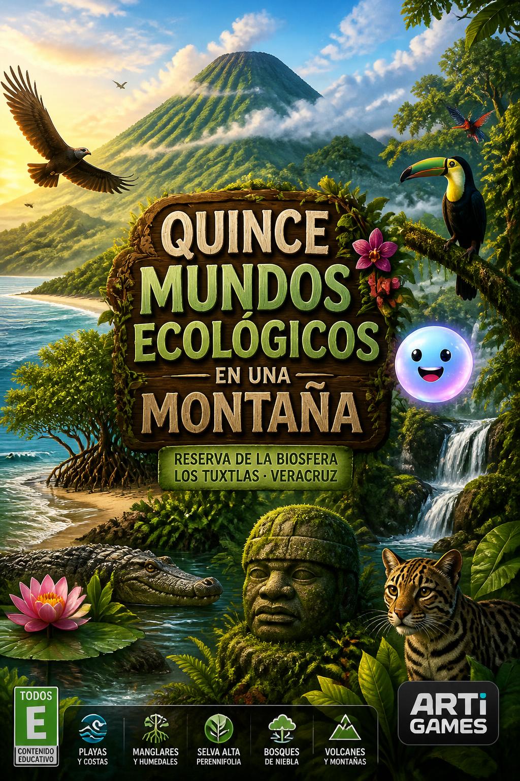 Quince mundos ecológicos en una montaña