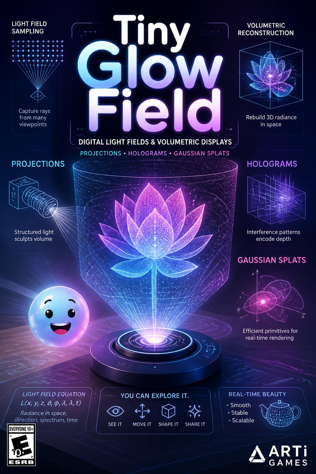 Tiny Glow Field