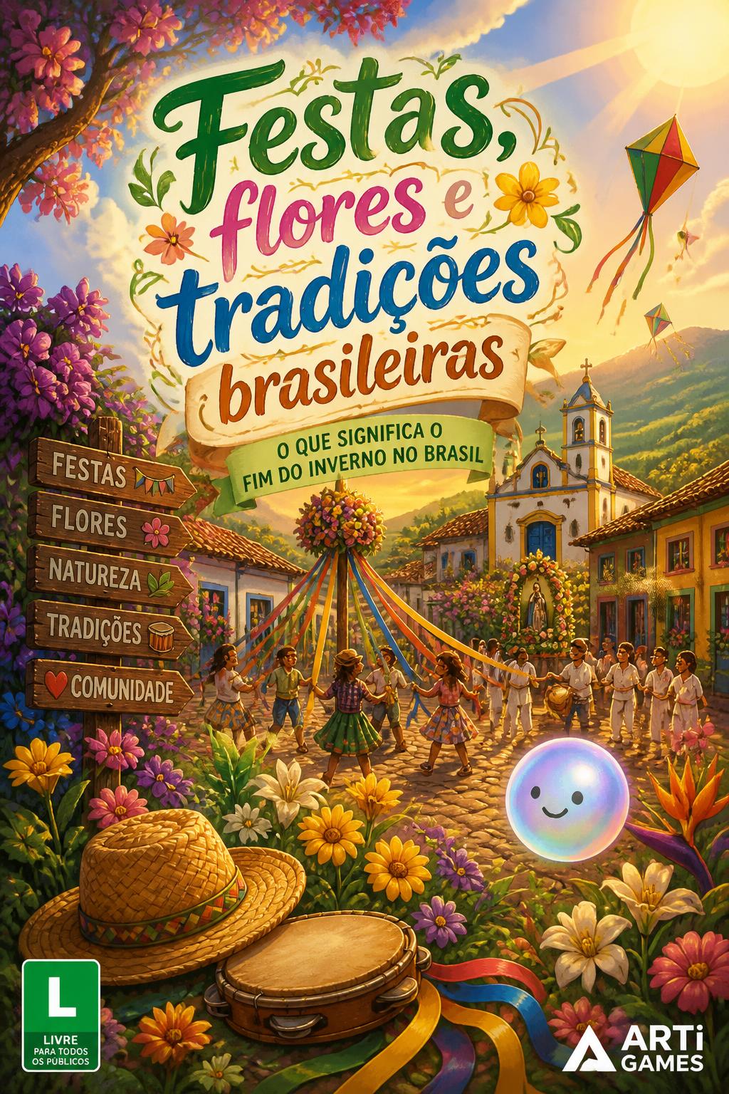 Festas, flores e tradições brasileiras