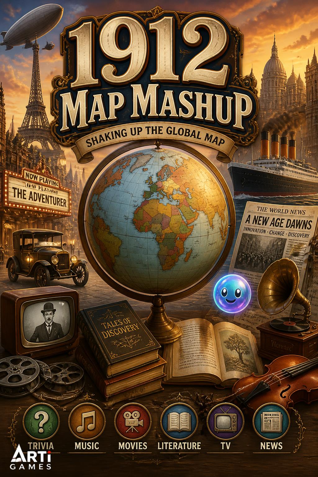 1912 Map Mashup