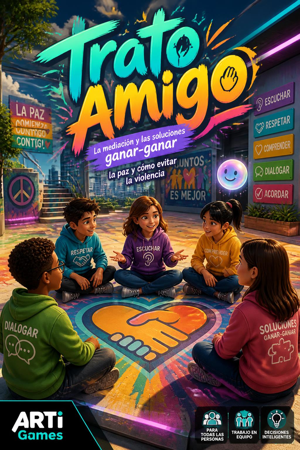Trato Amigo (2 words).
    *   *Idea 3 (Playful, physical