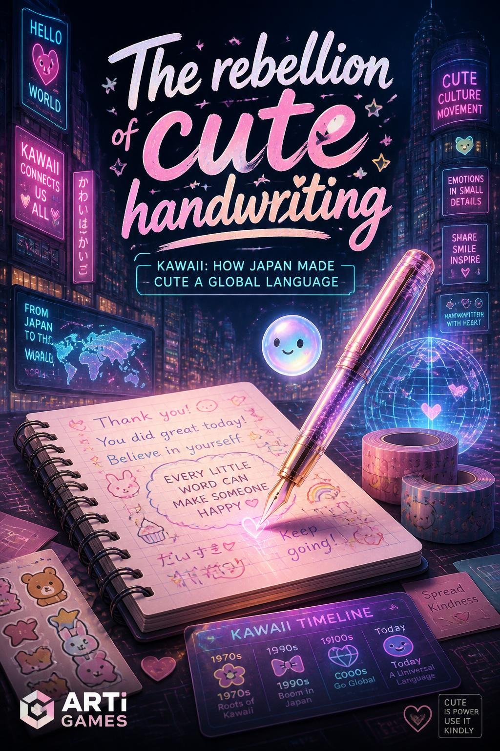 The rebellion of cute handwriting