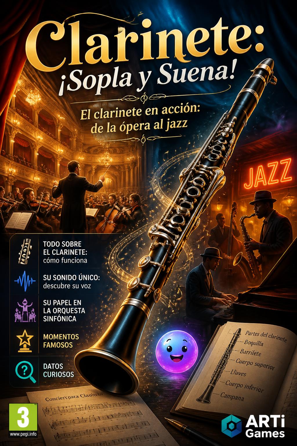 Clarinete: ¡Sopla y Suena!
