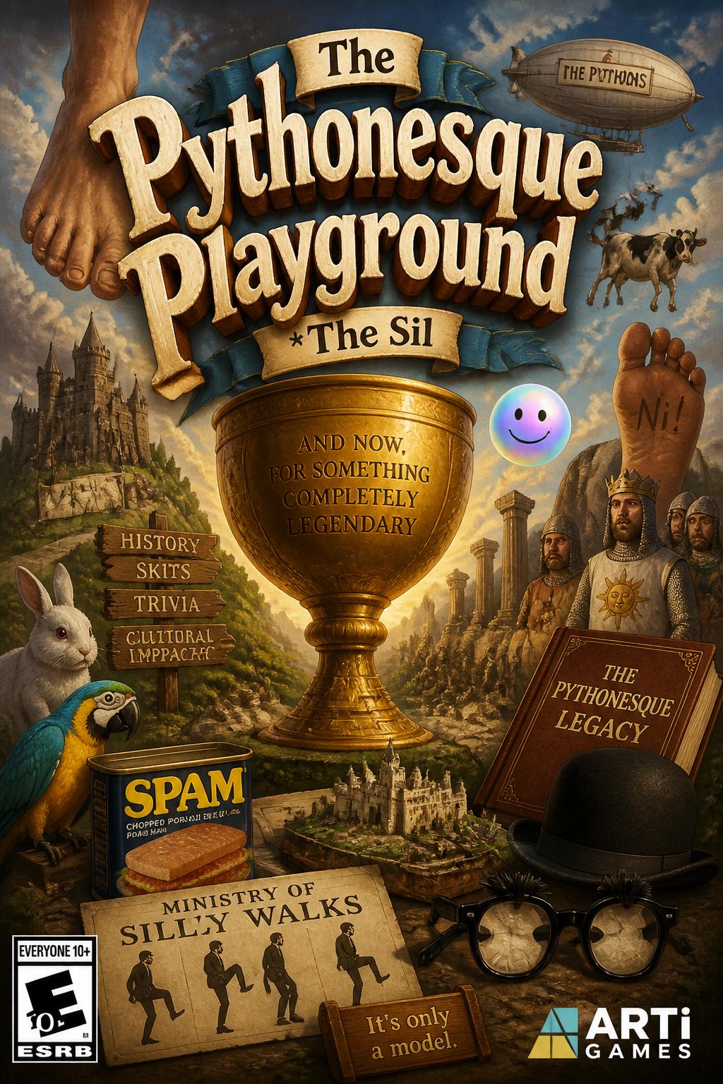 The Pythonesque Playground* (3 words)
    *   *The Sil