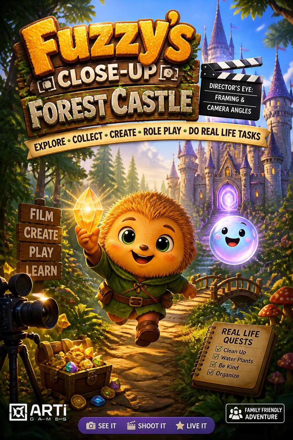 Fuzzy's Close-Up Forest Castle