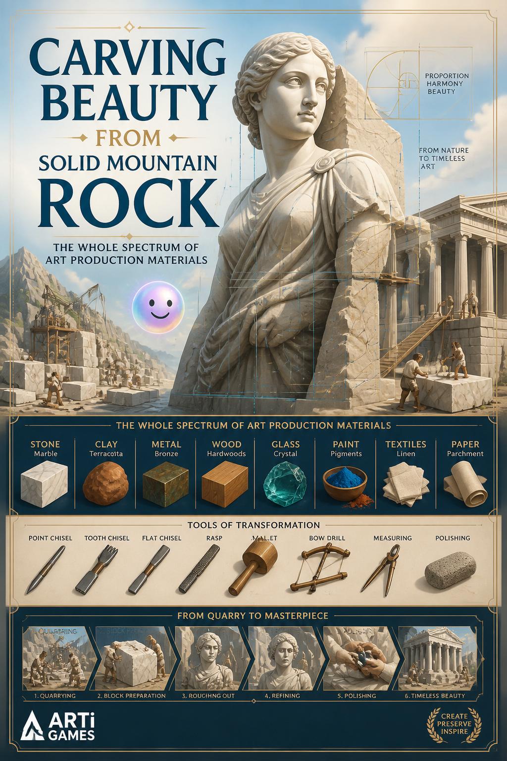 Carving beauty from solid mountain rock