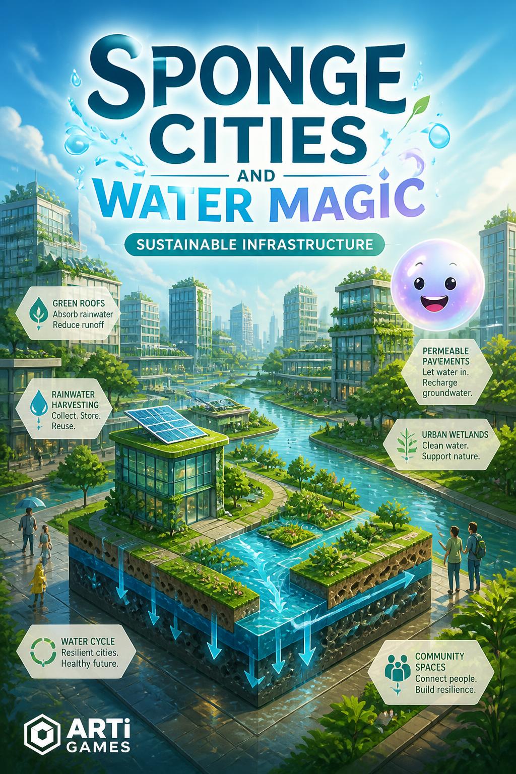 Sponge cities and water magic