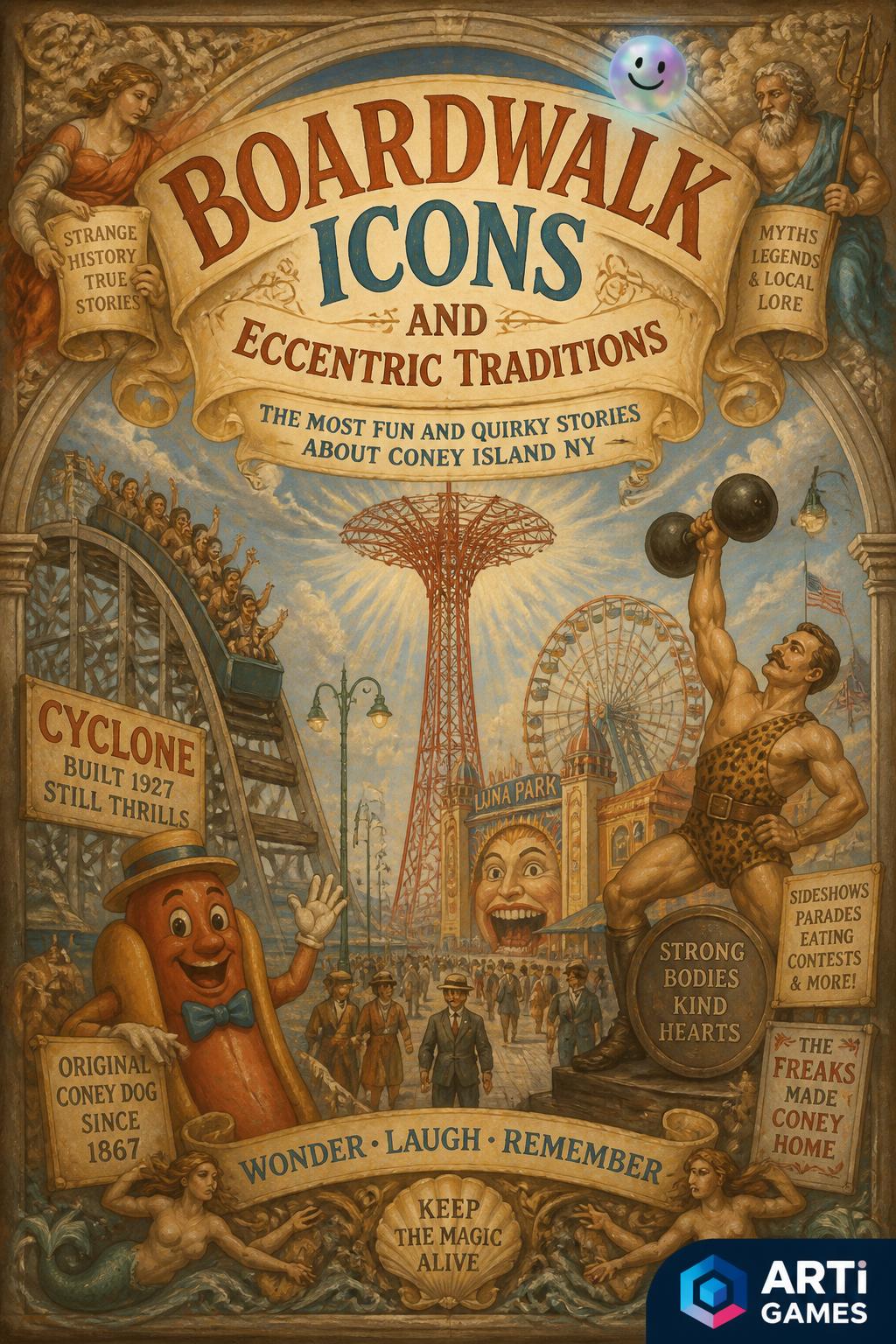 Boardwalk icons and eccentric traditions