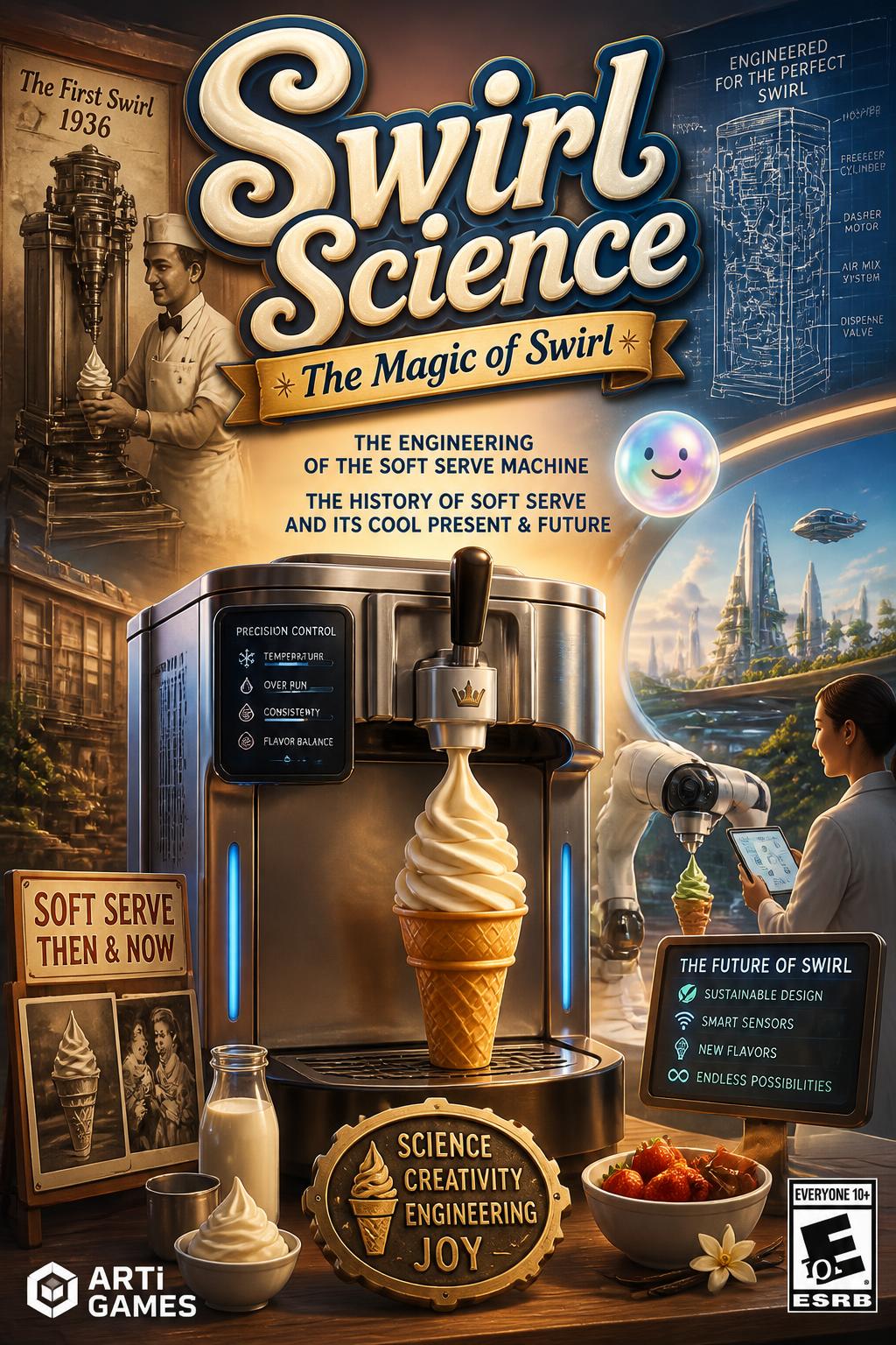 The engineering of the soft serve machine