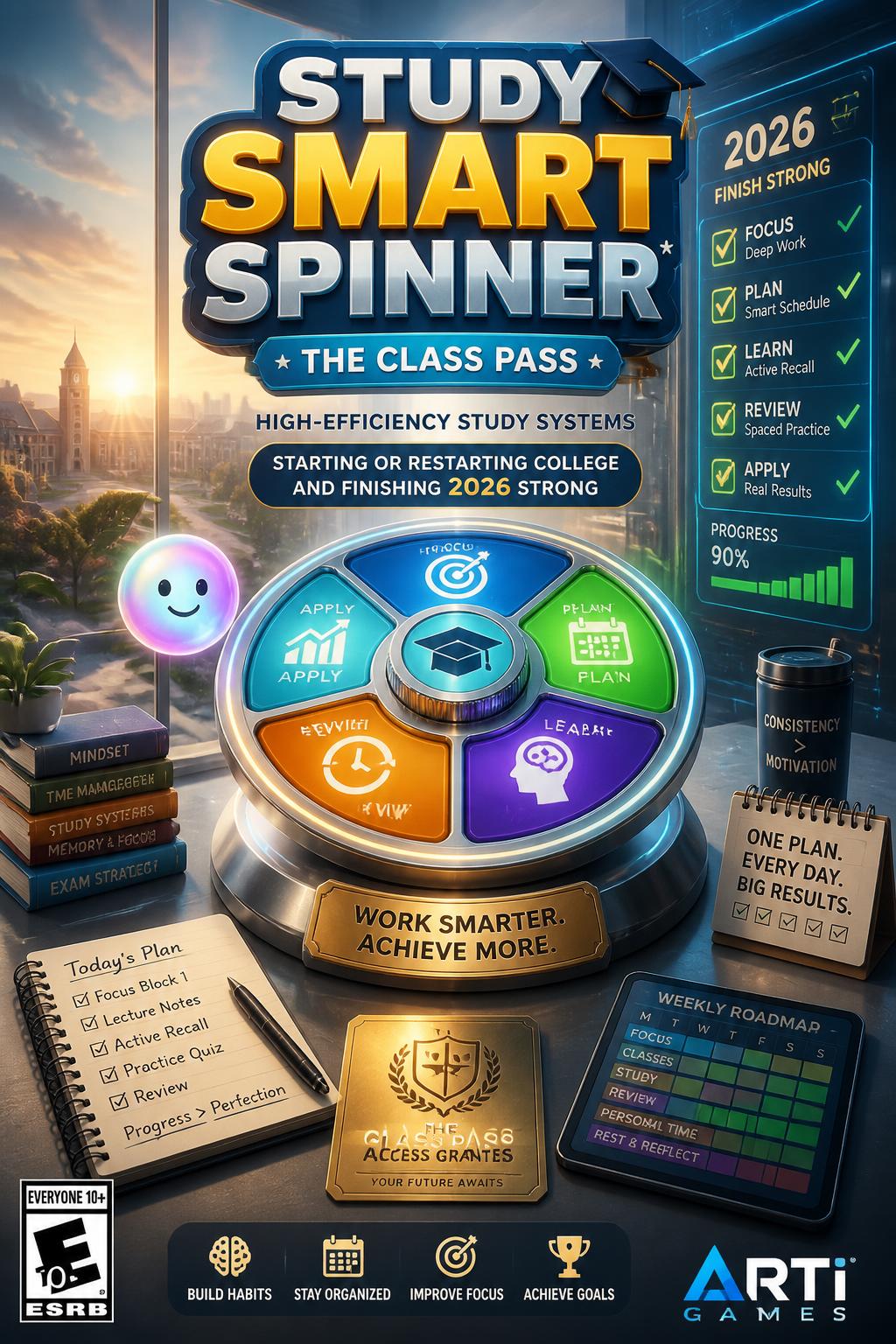Study Smart Spinner*
* *The Class Pass*
* *