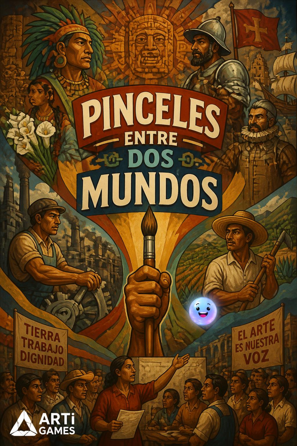Pinceles Entre Dos Mundos