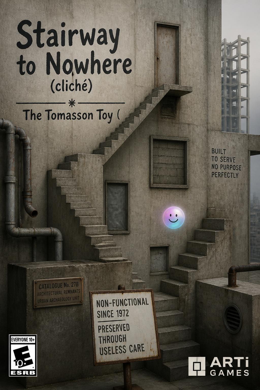 Stairway to Nowhere (cliché)
        *   The Tomasson Toy (