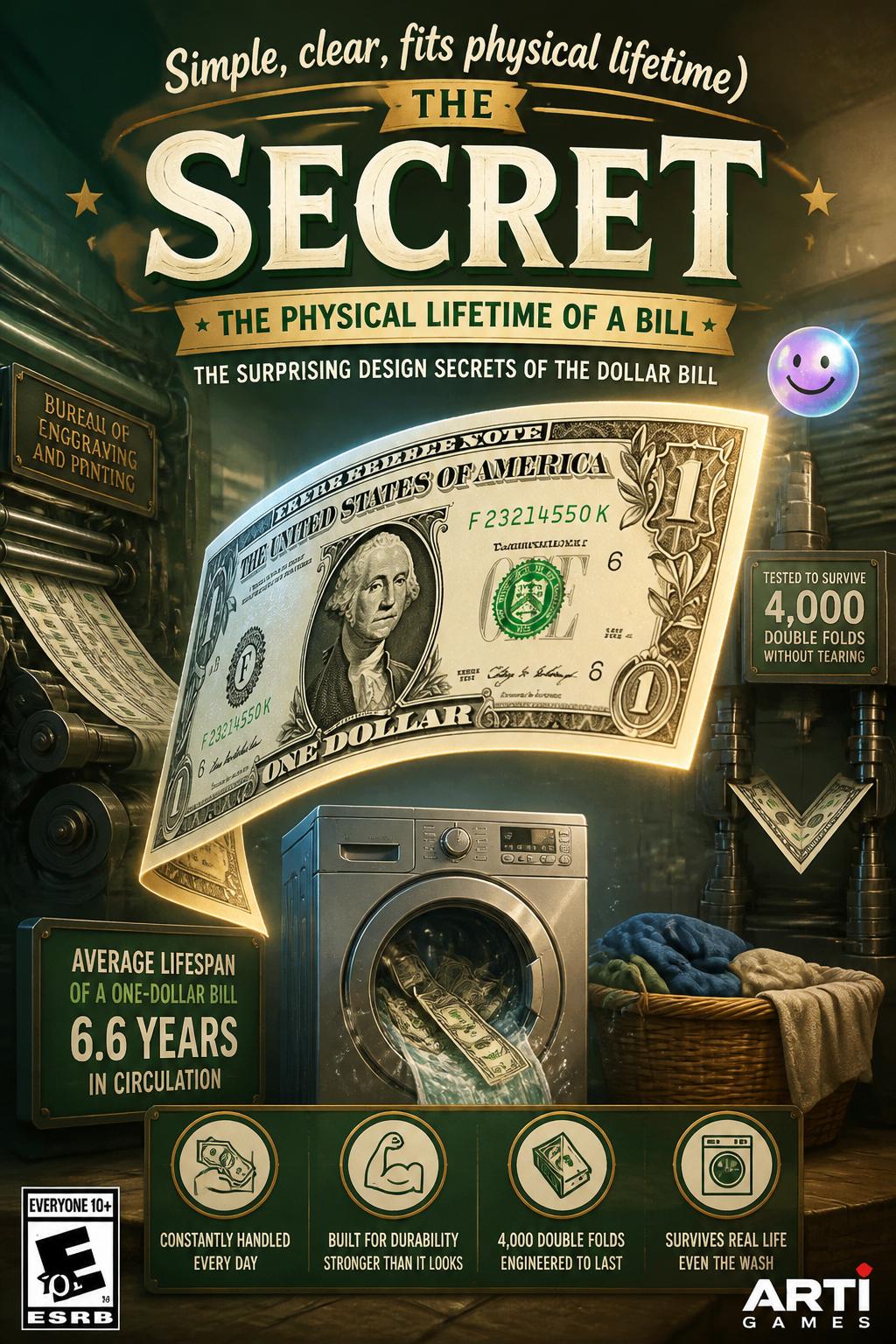 Simple, clear, fits physical lifetime)
* The Secret