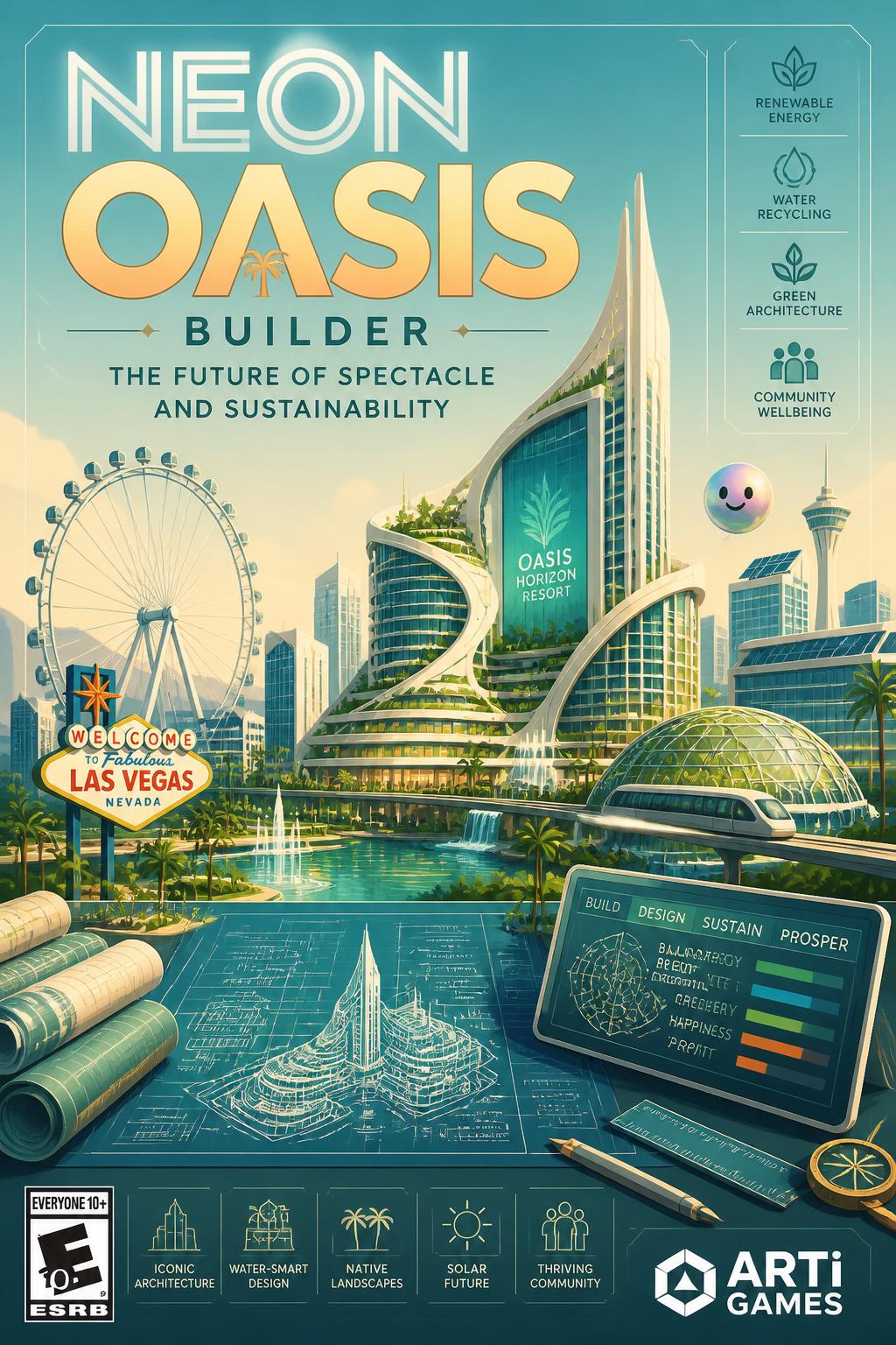 Neon Oasis Builder