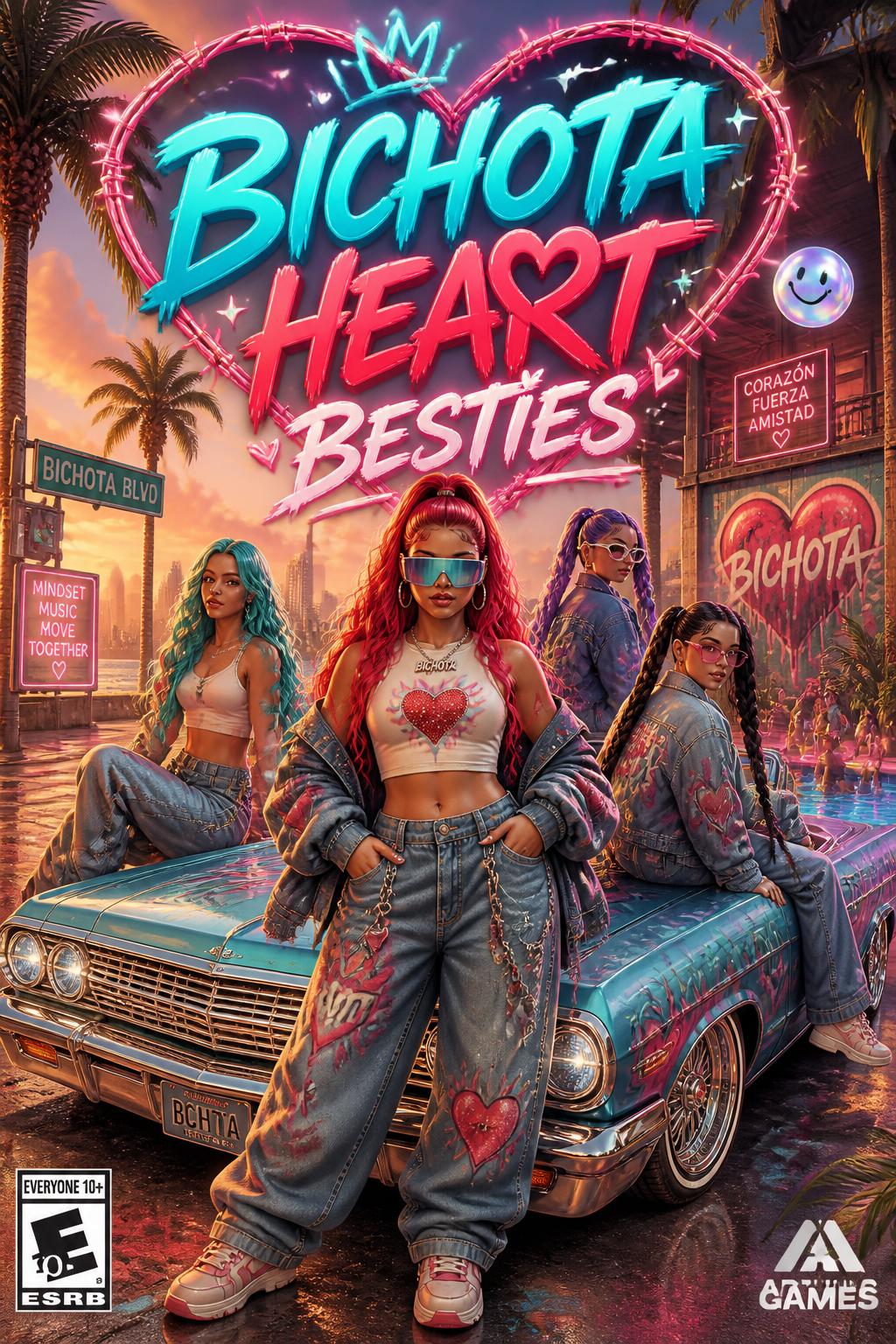 Bichota Heart Besties