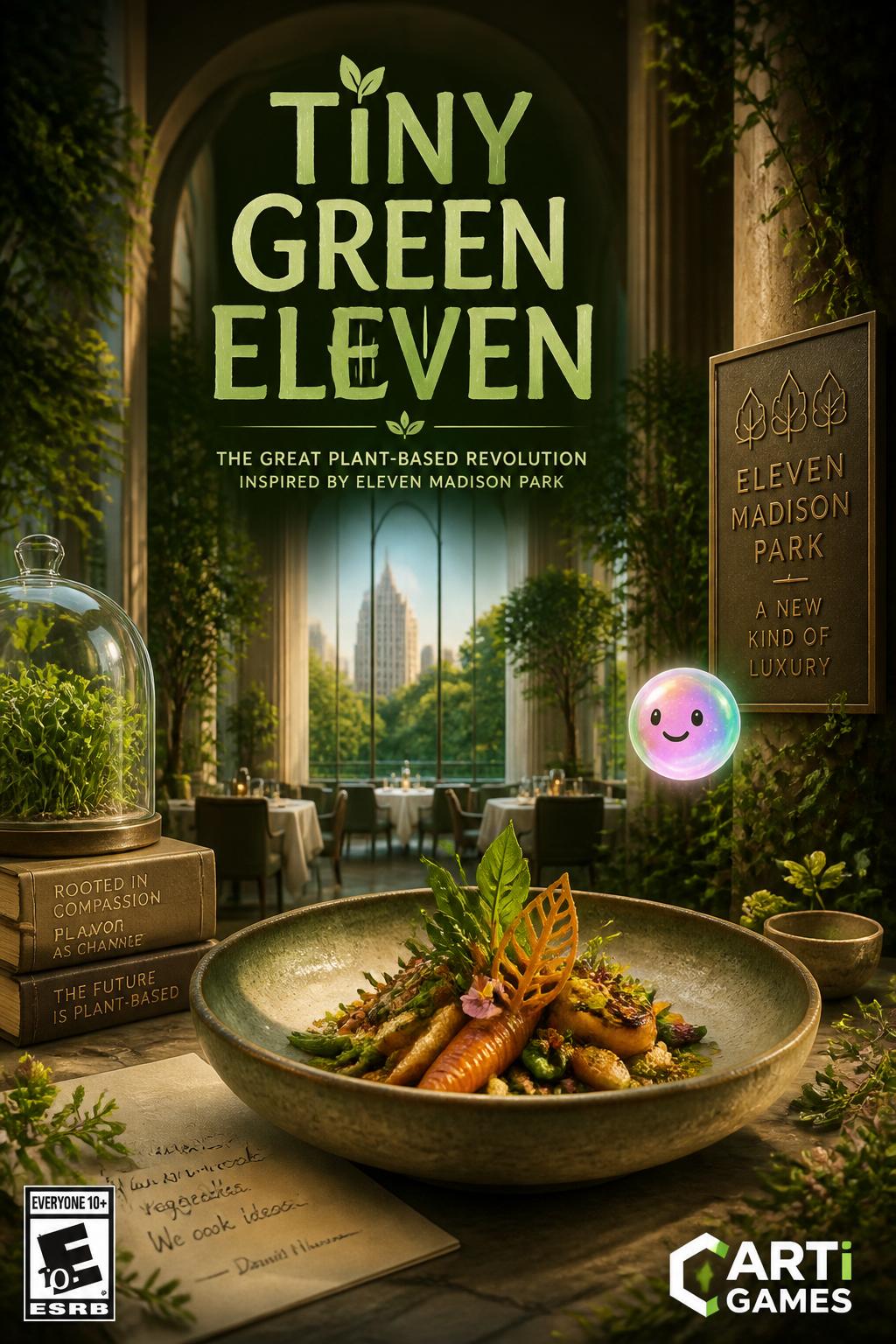 Tiny Green Eleven* (3 words) - A bit abstract.
    *