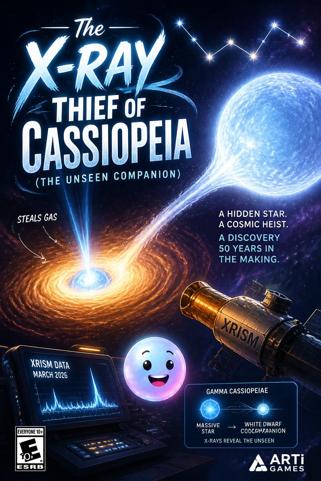 The X-ray thief of Cassiopeia