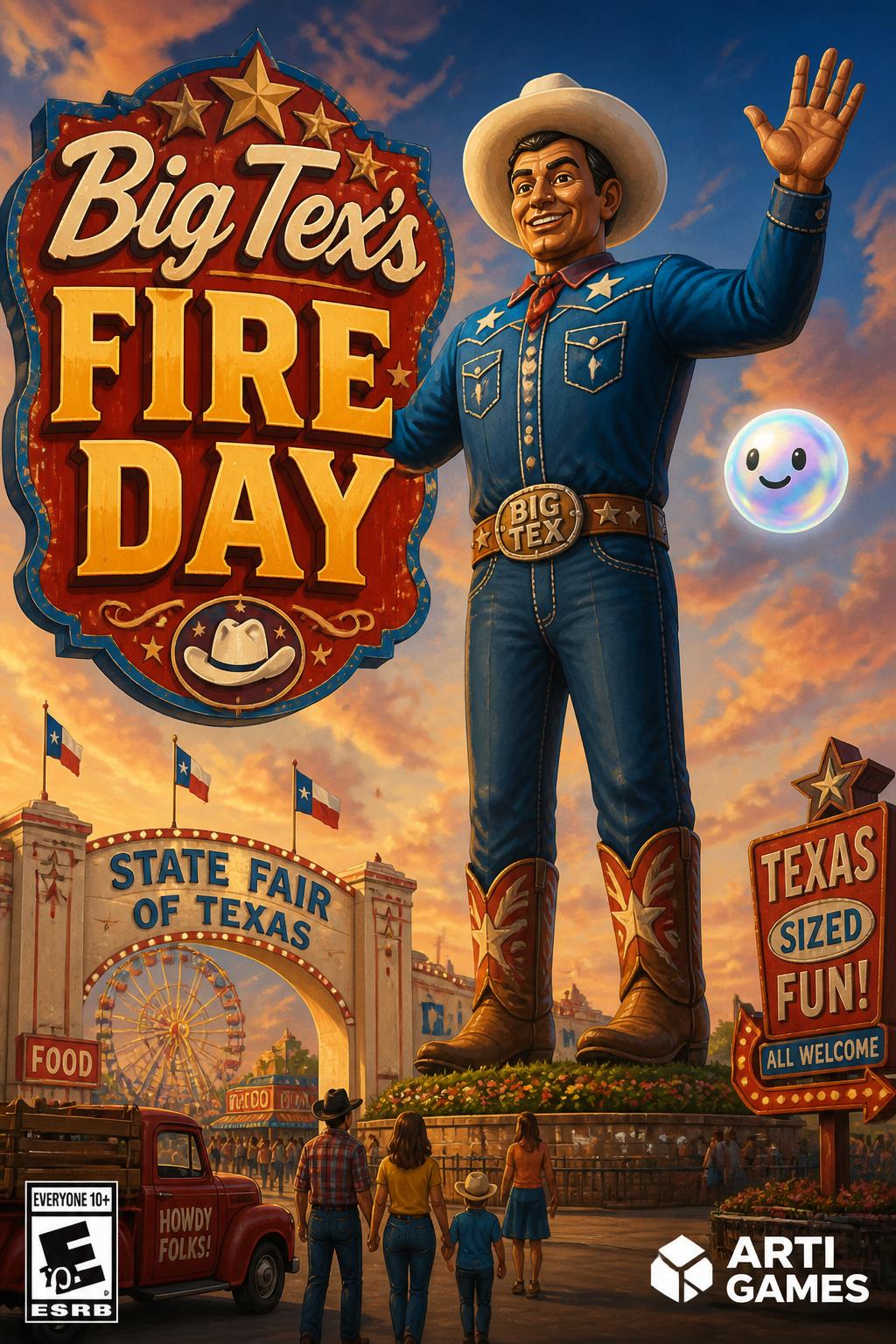 4 words)
* Big Tex's Fire Day (4 words)