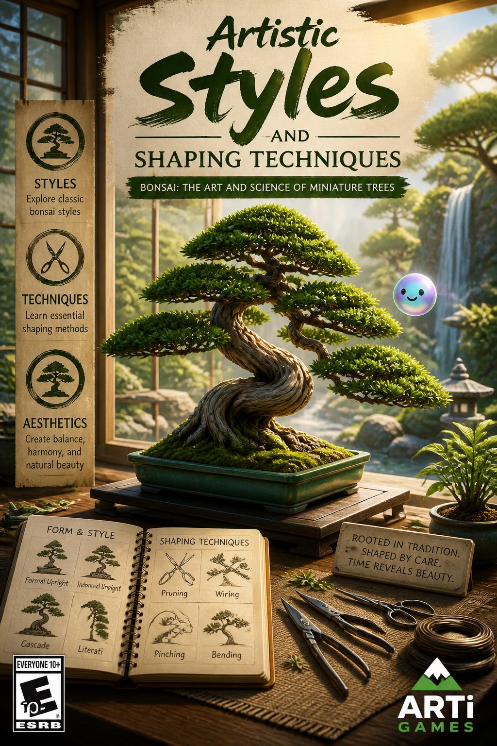 Artistic styles and shaping techniques