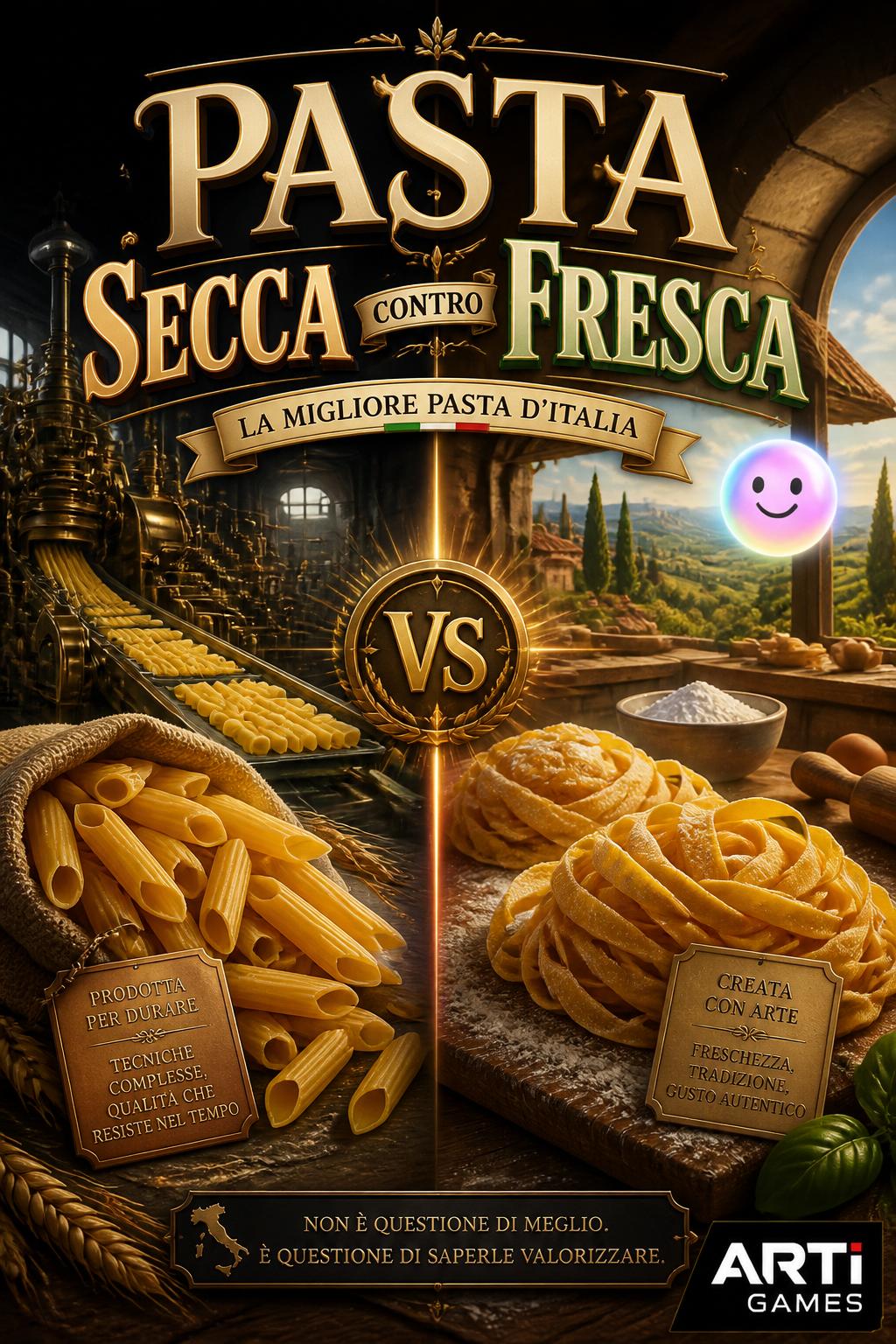 Pasta secca contro fresca