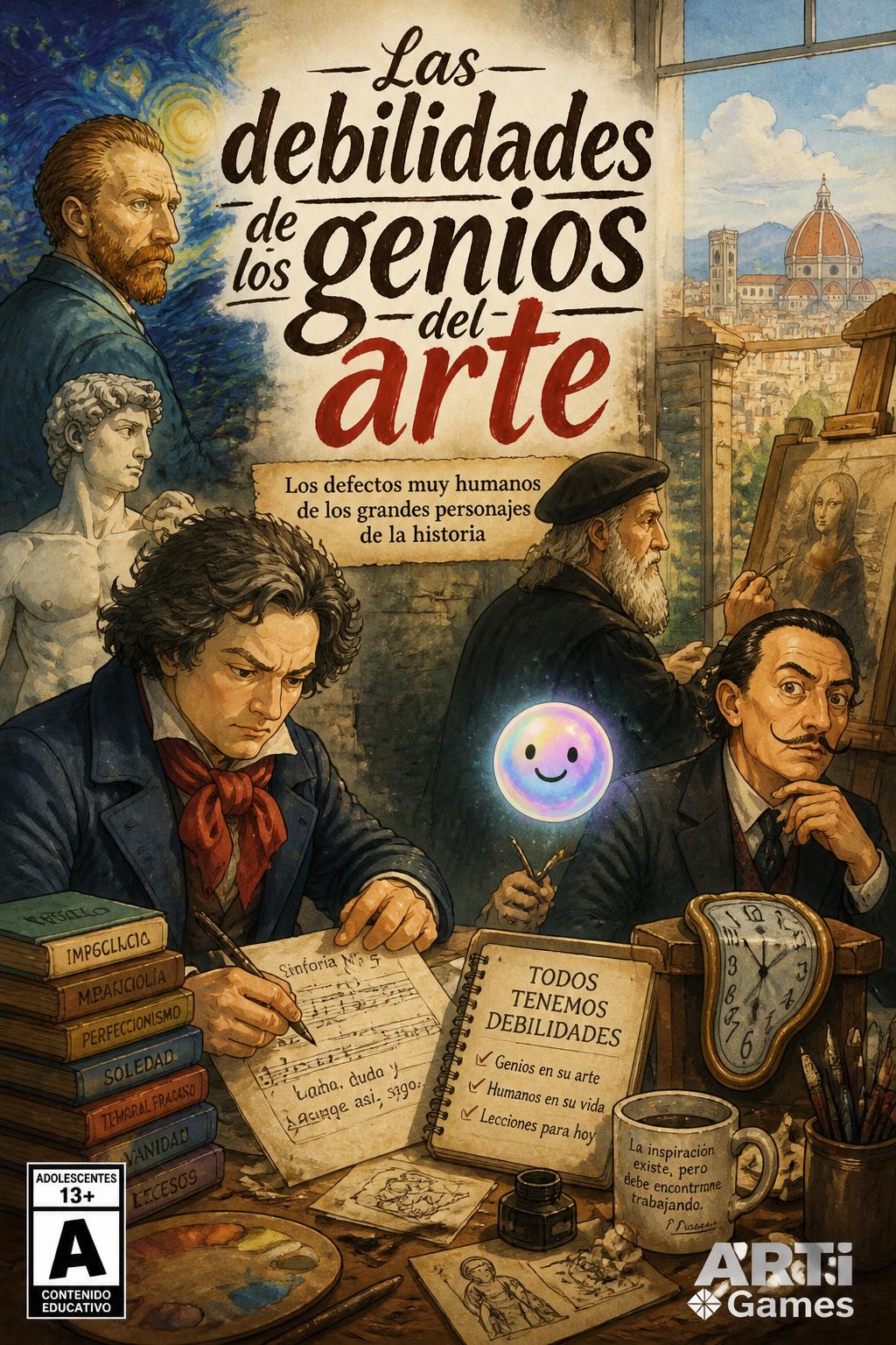 Las debilidades de los genios del arte