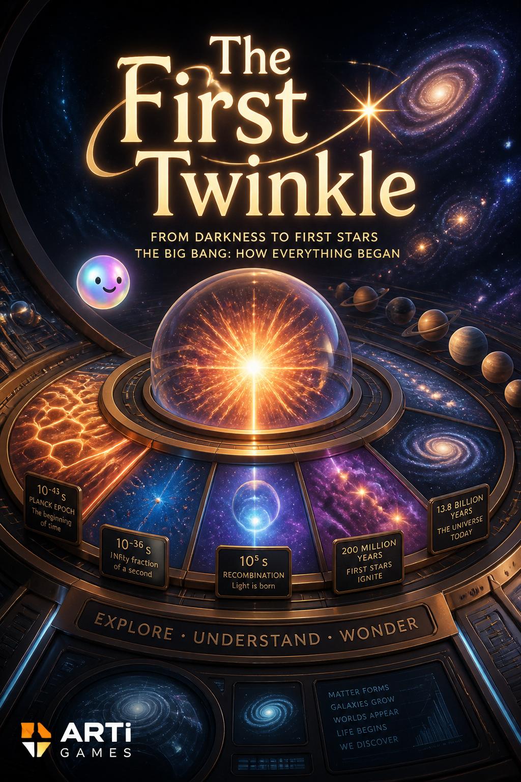 *   *The First Twinkle* (3 words) - Sweet, inviting.