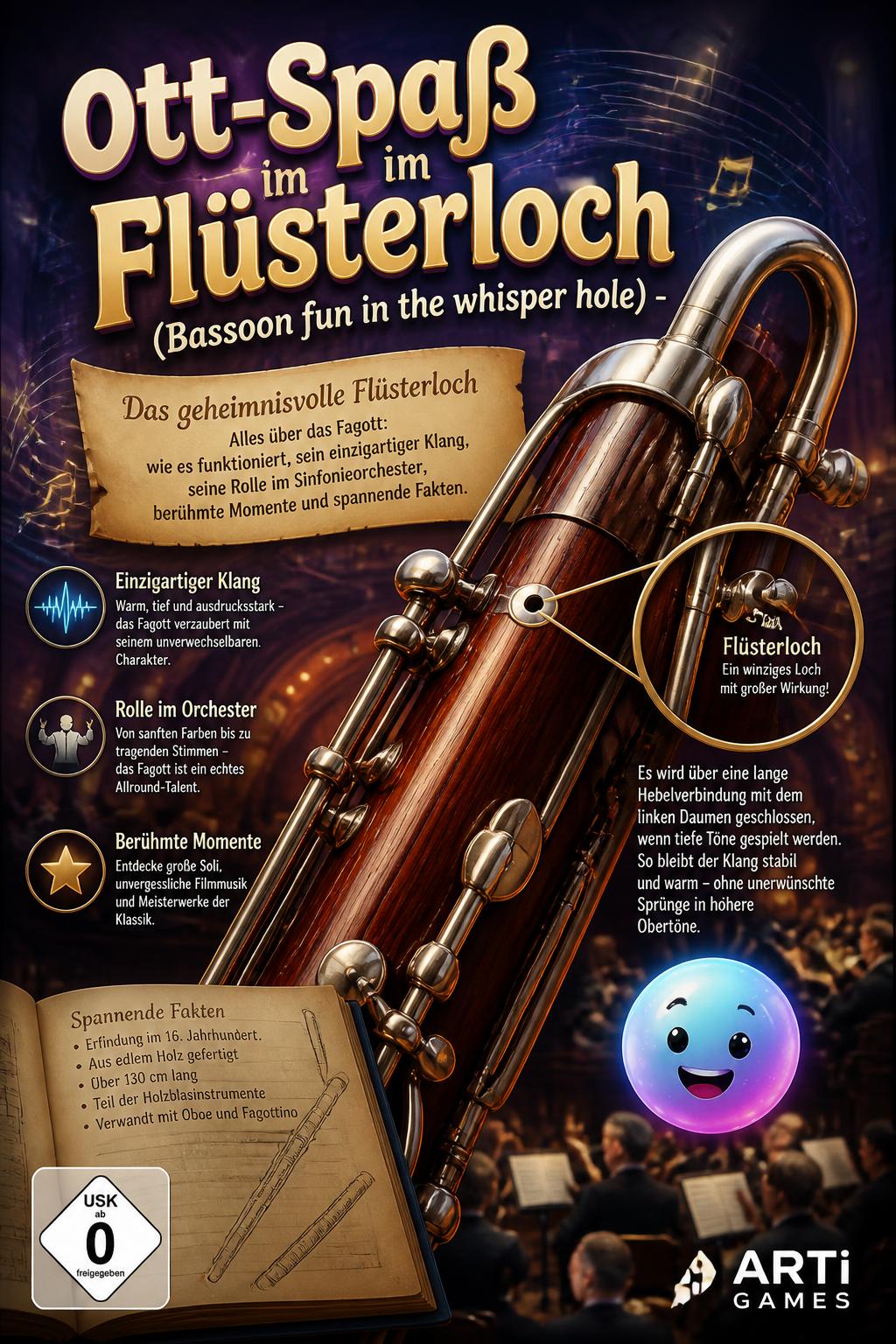 ott-Spaß im Flüsterloch (Bassoon fun in the whisper hole) -
