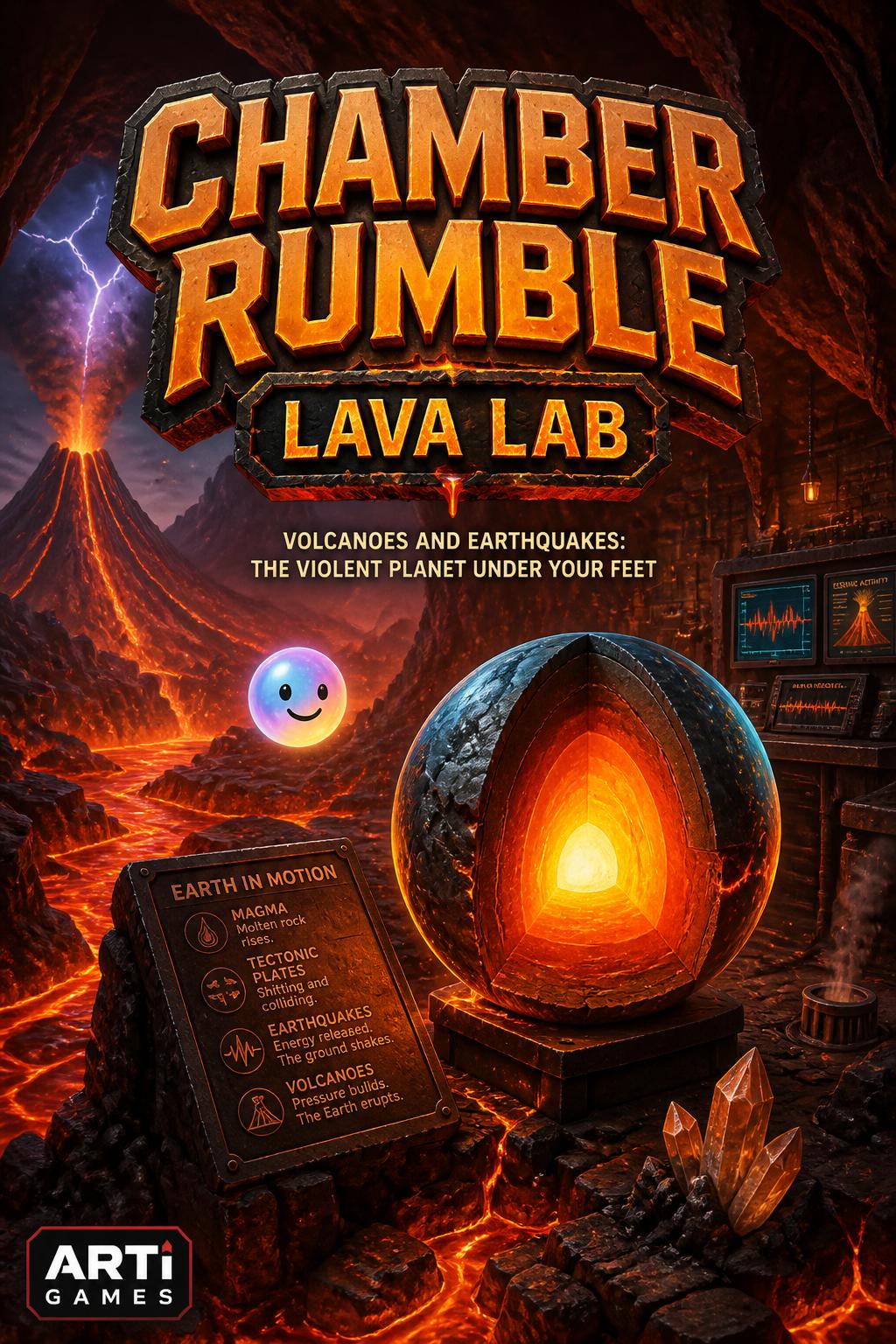 Chamber Rumble* (2 words)
    *   *Lava Lab* (2