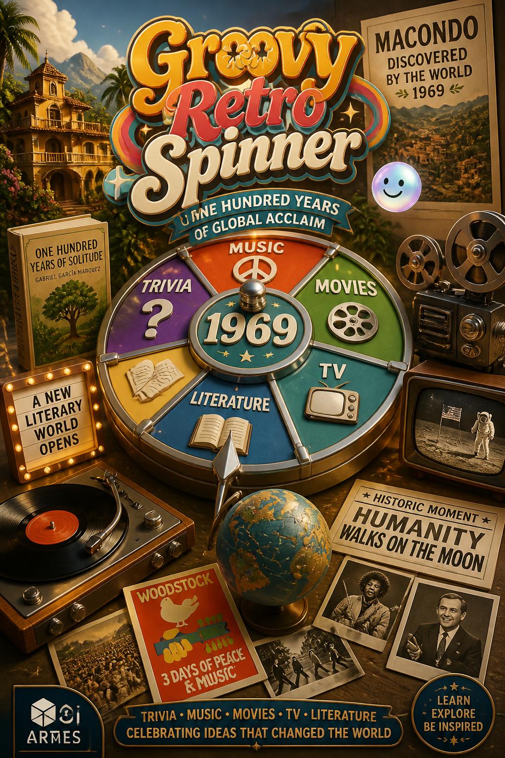 Groovy Retro Spinner
