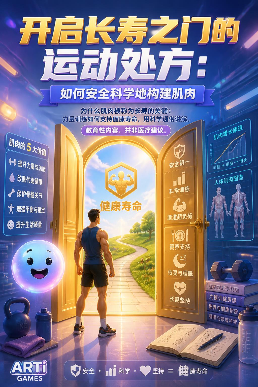 开启长寿之门的运动处方：如何安全科学地构建肌肉
