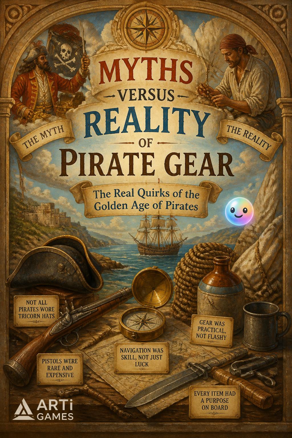 Myths versus reality of pirate gear