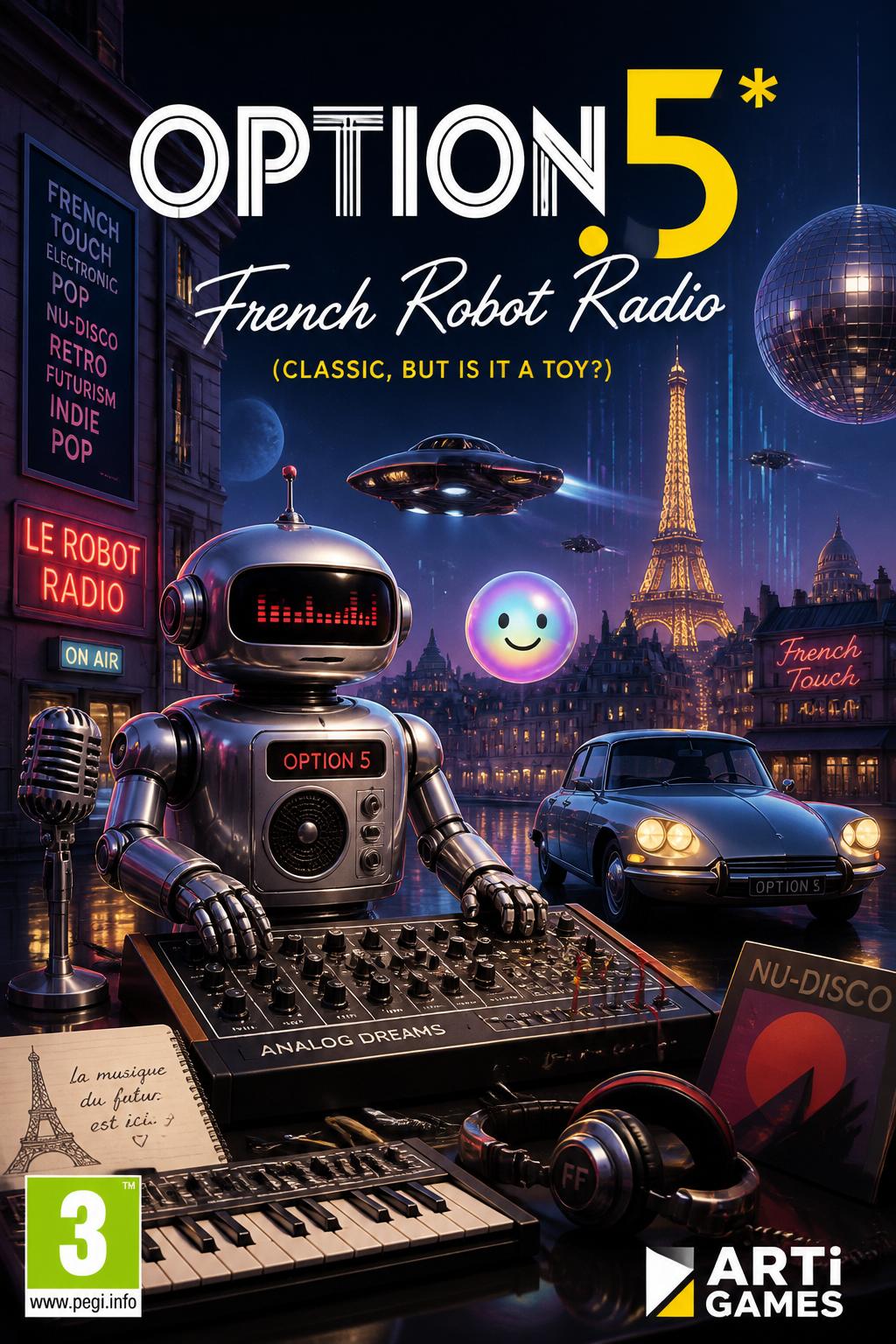 Option 5:* French Robot Radio (Classic, but is it a toy?)