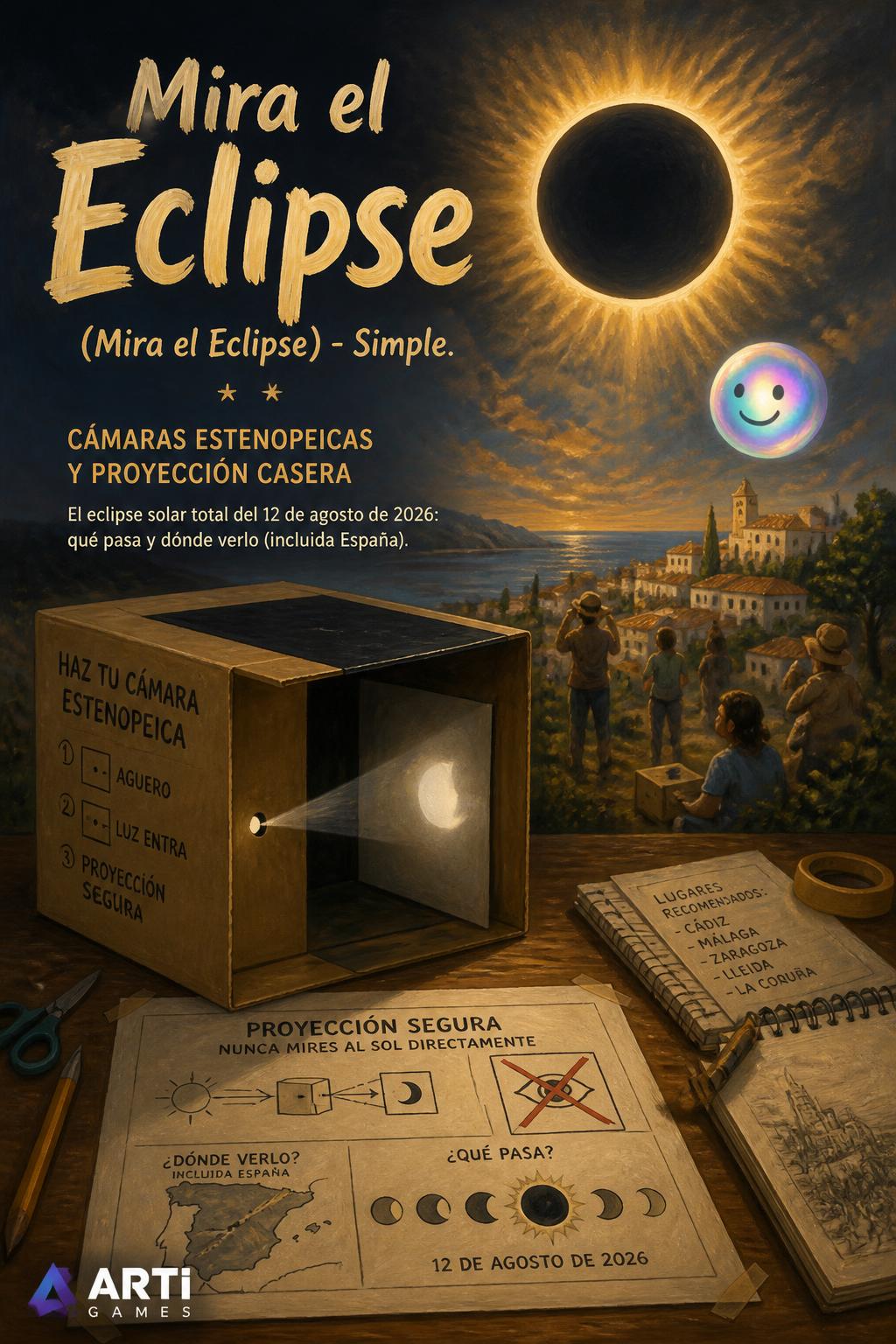 Mira el Eclipse (Look at the Eclipse) - Simple.
    *   *