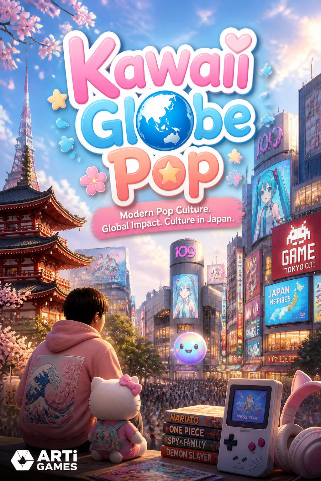 Kawaii Globe Pop