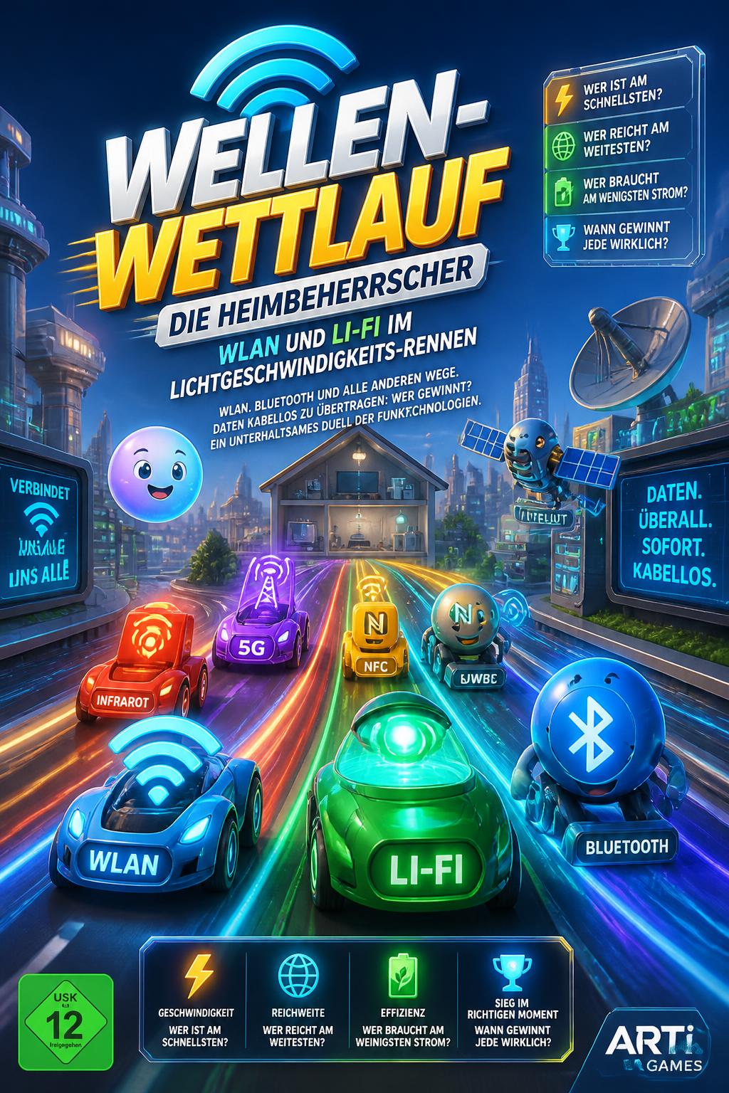 Wellen-Wettlauf