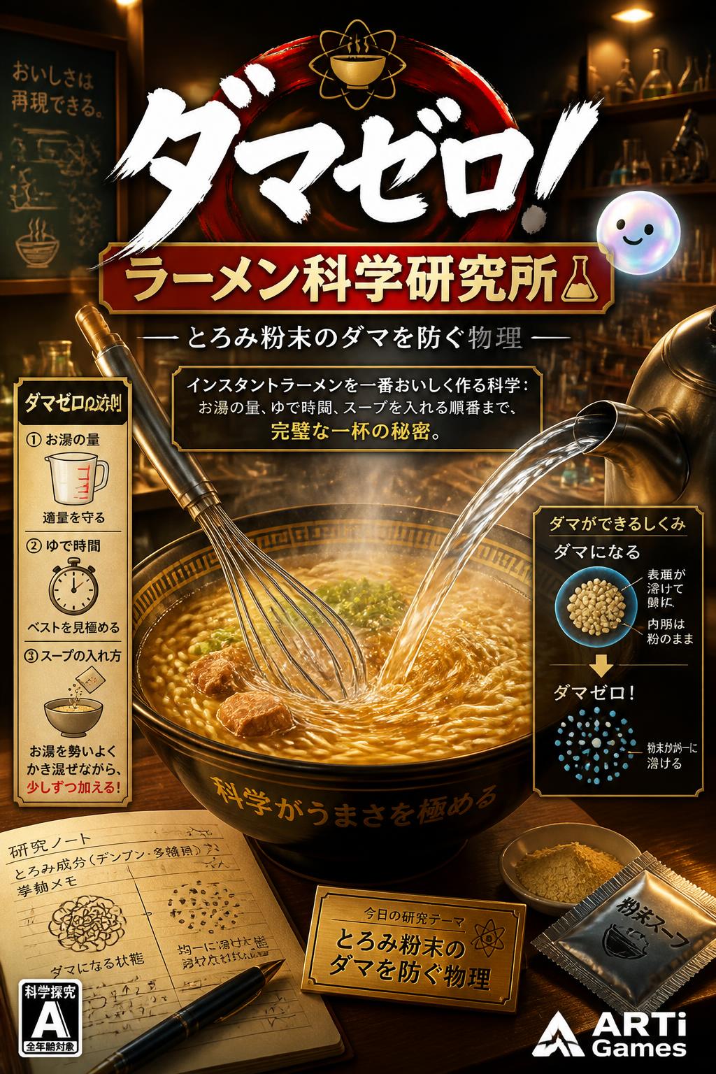 ダマゼロ！ラーメン科学研究所
