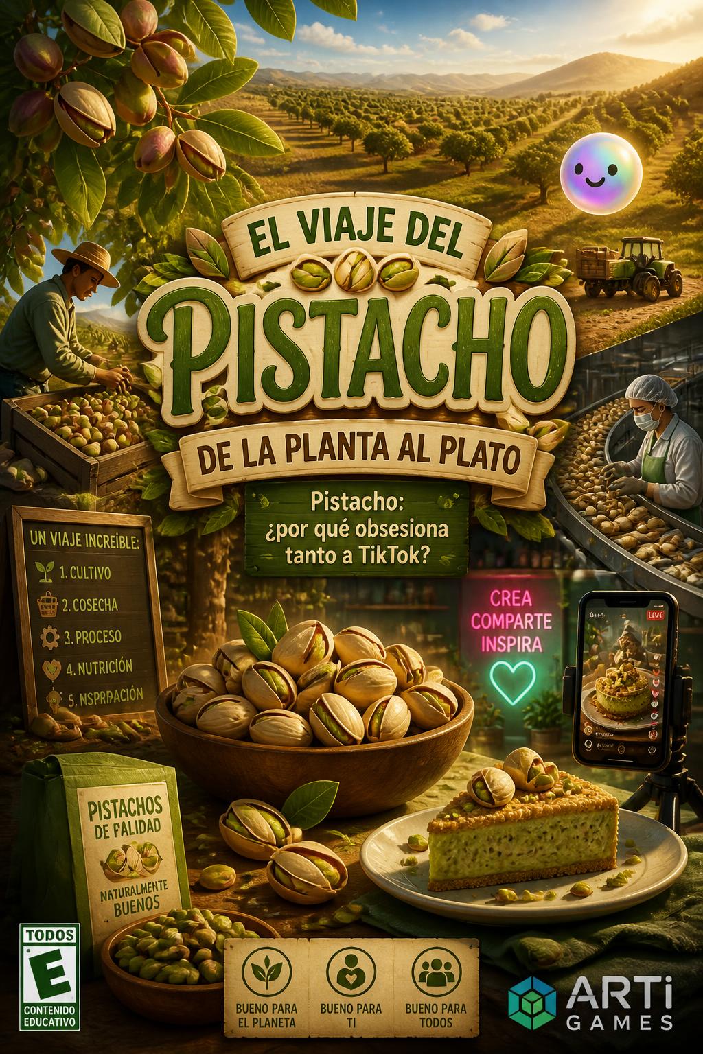 El viaje del pistacho de la planta al plato