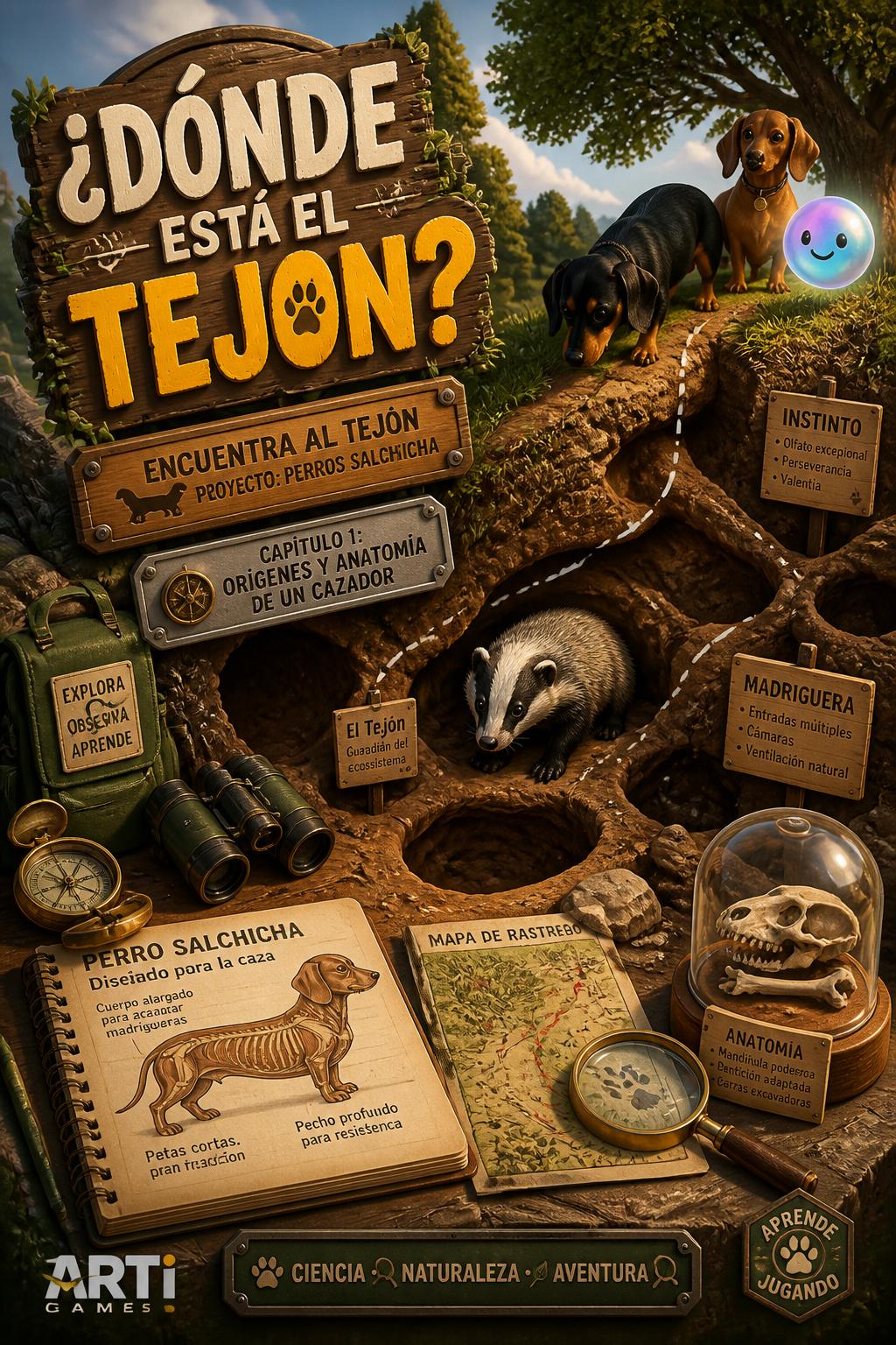 Encuentra al tejón