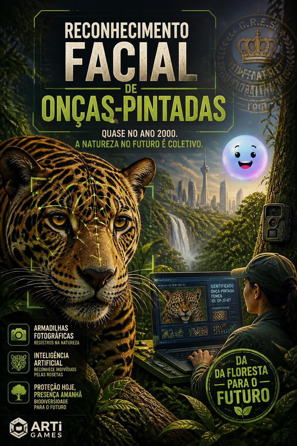 Reconhecimento facial de onças-pintadas