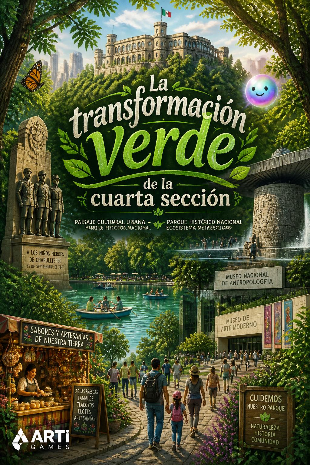 La transformación verde de la cuarta sección
