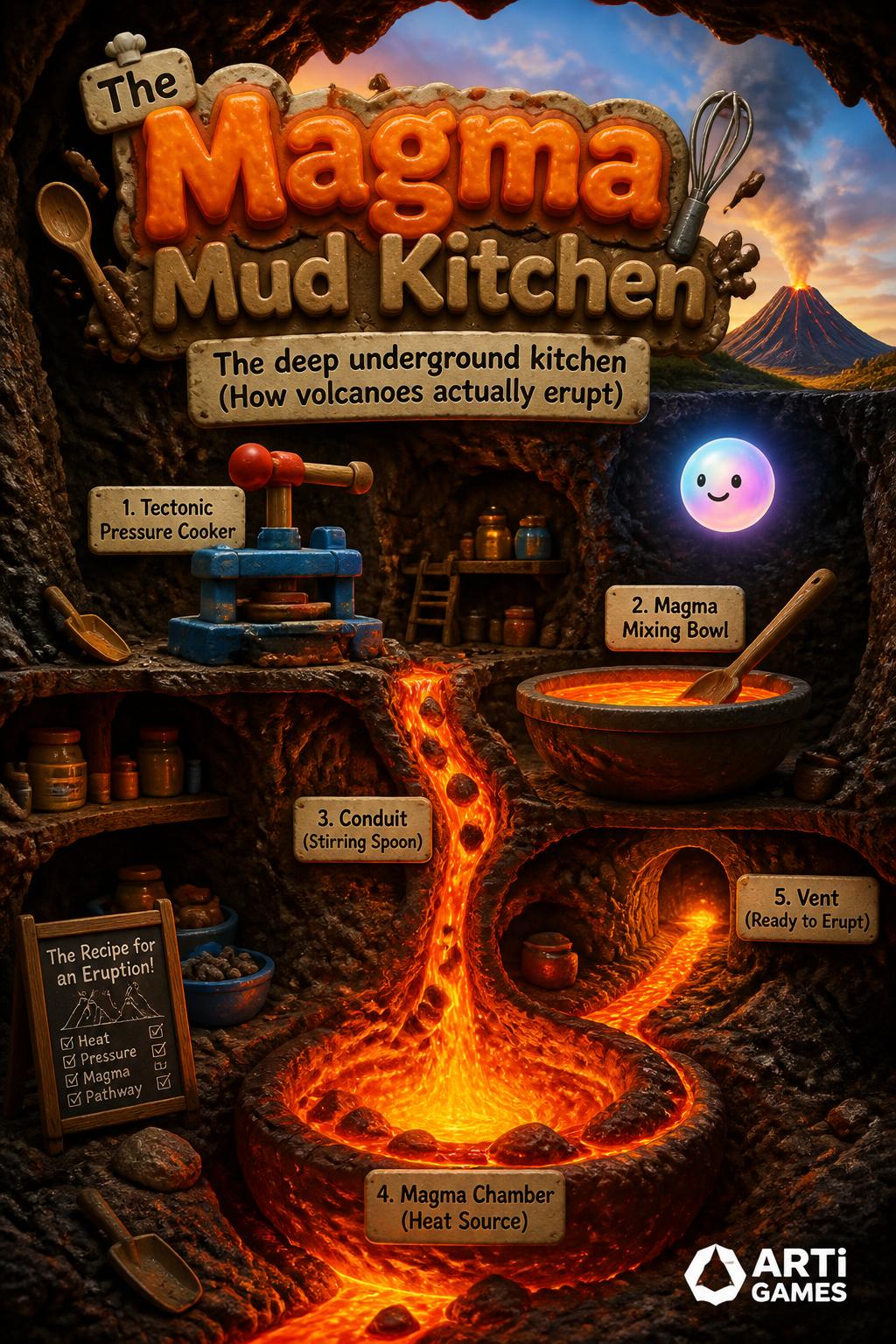 *Magma Mud Kitchen* (Very toy-like)
    *   *The