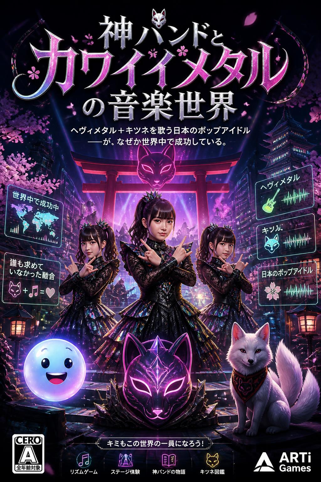 神バンドとカワイイメタルの音楽世界