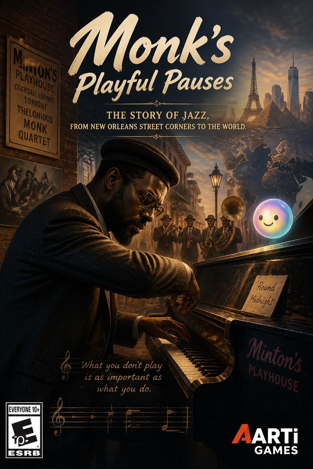 Monk's Playful Pauses