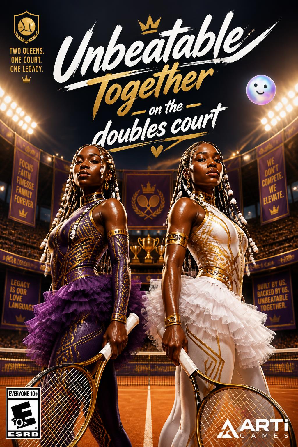 Unbeatable together on the doubles court