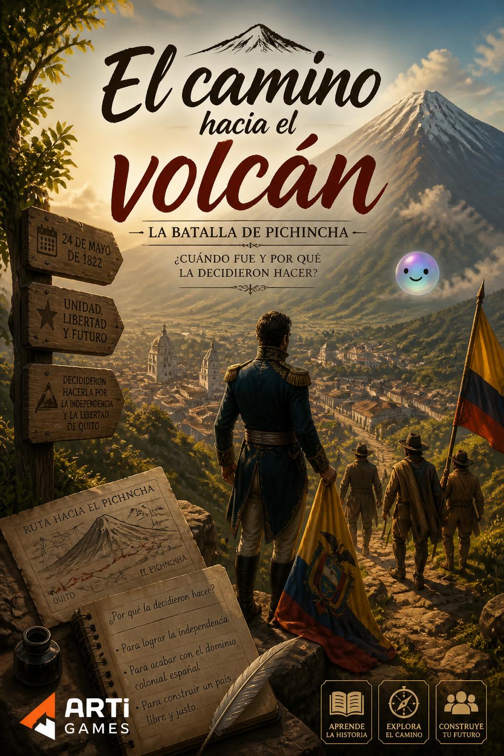El camino hacia el volcán